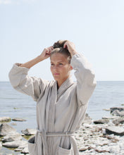 Ladda upp bild till gallerivisning, Frottébadrock i ekologisk bomull, Beige