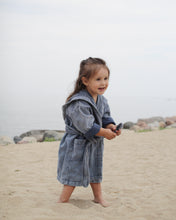 Ladda upp bild till gallerivisning, Barnbadrock eco frotté, Denim