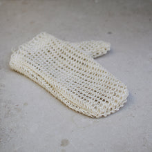 Load image into Gallery viewer, Scrub mitten, sisal