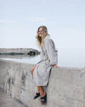 Ladda upp bild till gallerivisning, Frottébadrock i ekologisk bomull, Beige