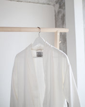 Load image into Gallery viewer, Bathrobe eco terry, white
