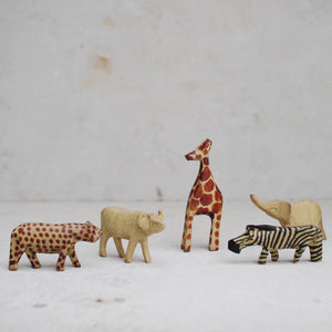 Handmade wooden animals (middle size)