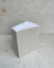 Load image into Gallery viewer, Paper book, handmade recycled cotton paper (smaller)
