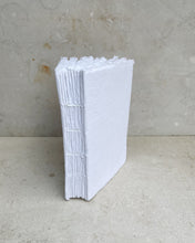 Load image into Gallery viewer, Paper book, handmade by remade cotton paper
