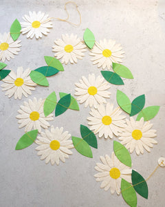 Paper garland, handmade paper
