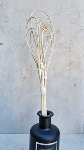 Scent sticks for room diffuser, hand-knotted rattan