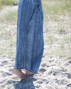Eco skirt short, blue stripe