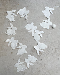Paper garland, handmade paper